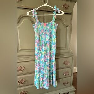 Girls Lilly Pulitzer Colorful Smocked Dress